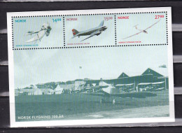 NORWAY-2012.- AIRCRAFT-BLOCK-MNH. - Nuevos