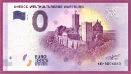 0-Euro XEHB 2017-4 UNESCO-WELTKULTURERBE WARTBURG - EISENACH S-11 XOX - Prove Private