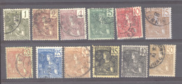 Indochine   :  Yv  24-35  (o) - Used Stamps