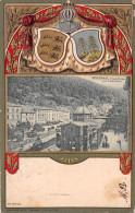 ALLEMAGNE - CPA Fantaisie Gaufrée - WILDBAD - Blason - 1906 - Autres & Non Classés