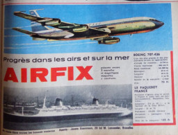 Publicité De Presse ; Jouet Maquette Airfix : Boeing 707-436 - Paquebot France - Reclame