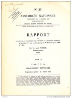 C1 Pierre BAS Rapport Loi Finances 1963 DEPARTEMENTS OUTRE MER Envoi DEDICACE Signed PORT INCLUS France - Livres Dédicacés