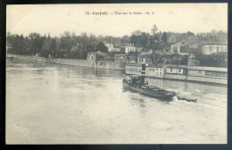 Cpa Du 91 Corbeil -- Vue Sur La Seine      STEP196 - Corbeil Essonnes