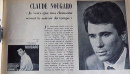 Documentation De Presse ; LP Claude Nougaro - Colecciones