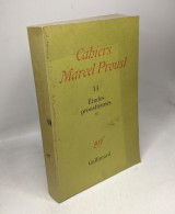 14 Études Proustiennes VI / Cahiers Marcel Proust - Andere & Zonder Classificatie