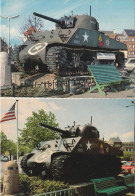 BELGIQUE - BASTOGNE - 2 CPSM : Place Mac Auliffe - Le Tank - 2 CPSM - Bastogne