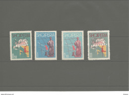 ALBANIE 1962 Tourisme, Statue Romaine Yvert 589-592, Michel 683-686 NEUF** MNH Cote Yv 27,50 Euros - Albanie