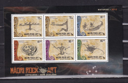 NEW ZEALAND-2012-MADR1 ROCK ART..-MNH, - Unused Stamps