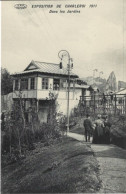 EXPOSITION DE CHARLEROI 1911 : Dans Les Jardins. Carte Impeccable. - Charleroi