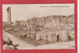 Liban - Baalbeck - La Basilique Dans Le Temple - Libanon