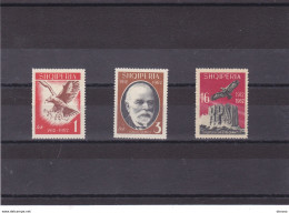 ALBANIE 1962 INDEPENDANCE Yvert 601-603, Michel 709-711 NEUF** MNH Cote Yv 11,50 Euros - Albania