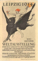 Leipzig - Ausstellung Buchgewebe 1914 - Leipzig