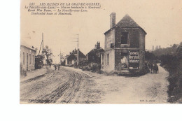 02- La Neuville Sous Laon Maison Bombardee A Montreuil - Autres & Non Classés