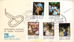 730652 MNH ARGENTINA 1985 INTRUMENTOS MUSICALES TIPICOS - Nuevos