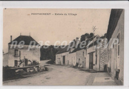 Carte Postale CPA Pontaubert (89) Entrée Du Village - Autres & Non Classés