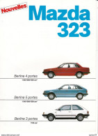 Dépliant Mazda 323 Berline 1985 - Advertising