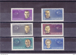 ALBANIE 1963 Espace, Cosmonautes Soviétiques, Gagarine Yvert 635-640 NEUF** Michel 757-762 MNH Cote Yv: 25 Euros - Albanien