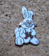 Pin's - Lapin Blanc émaillé - Tiere