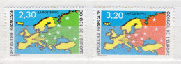 CONSEIL DE L'EUROPE -  Carte De L'Europe - 1990 - Autres & Non Classés