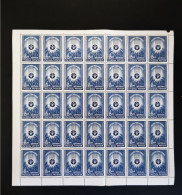 India 1963 Mi 352 FAO Full Sheet (35 Pieces) MNH Fold - Ongebruikt