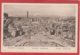 Liban - Baalbeck - Vue Générale - Libano