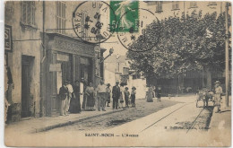 D 83. TOULON.  SAINT ROCH  L AVENUE BAR TABAC  CARTE ECRITE - Toulon