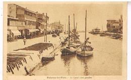 34  PALAVAS LES FLOTS  LE CANAL V  RIVE GAUCHE  1949 - Palavas Les Flots