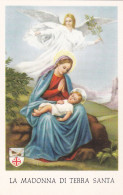 Santino La Madonna Di Terra Santa - Devotion Images