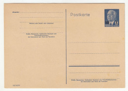 Germany DDR Old Overprinted Postal Stationery Postcard Not Posted B240510 - Postkarten - Ungebraucht