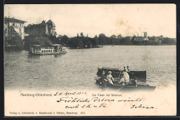 AK Hamburg-Uhlenhorst, Die Alster Bei Bellevue  - Nord