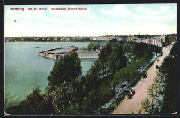 AK Hamburg, An Der Alster, Badeanstalt Schwanenwiek  - Noord