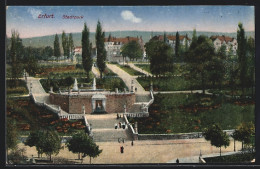 AK Erfurt, Blick Auf Stadtpark  - Erfurt