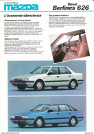 Dépliant Mazda Berline 626 Diesel - Publicités