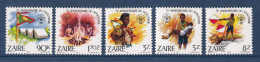 Zaïre - YT N° 1105 à 1109 ** - Neuf Sans Charnière - 1982 - Unused Stamps