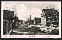 AK Appenweier / Baden, Kath. Kirche Und St. Elisabethenhaus  - Baden-Baden