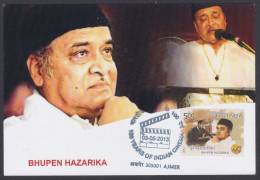 Inde India 2013 Maximum Max Card Bhupen Hazarika, Indian Playback Singer, Musician, Music, Bollywood, Hindi Cinema, Film - Covers & Documents