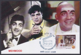 Inde India 2013 Maximum Max Card Mehmood, Actor, SInger, Director, Bollywood, Hindi Cinema, Film - Storia Postale