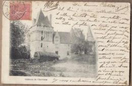 CPA 79 - CHERVEUX - Château De Cherveux - TB PLAN EDIFICE - CP Voyagée 1903 - Autres & Non Classés