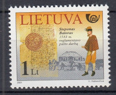 LITHUANIA 2001 Post History MNH(**) Mi 773#Lt1049 - Lituanie
