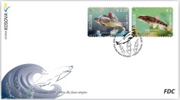 Kosovo Stamps 2024. Europa CEPT: Underwater Flora & Fauna. Fish. FDC Set MNH - Kosovo