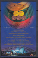 LITHUANIA 2000 Olympic Games Medals MNH(**) Mi Bl 21 #Lt1052 - Lituanie