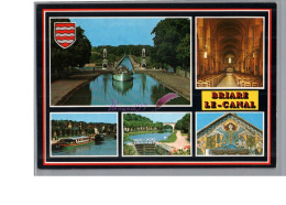 BRIARE LE CANAL 45 - Le Pont Canal Nef De L'église Le Port La Mosaïque - Briare