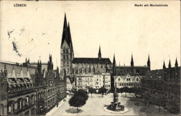 CPA Hansestadt Lübeck, Markt, Marienkirche - Other & Unclassified