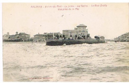 34  PALAVAS LES FLOTS  ENTREE DU PORT LA JETEE LE CASINO LA RIVE DROITE  VUE PRISE DE LA MER - Palavas Les Flots