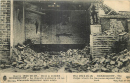 80 - HERBECOURT - LA CHAPELLE PROVISOIRE - GUERRE 14-18 - Andere & Zonder Classificatie