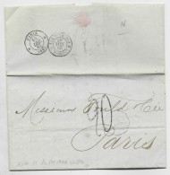 CUBA HABANA HAVANE LETTRE COVER 1867 TO FRANCE TAXE 20+ LIGNE B 20 NOV 1867 PAQ FR N°1 - Posta Marittima