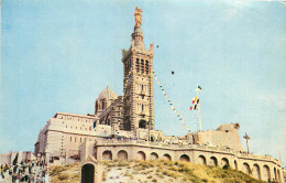 13 - MARSEILLE - NOTRE DAME - Notre-Dame De La Garde, Aufzug Und Marienfigur