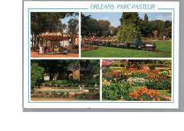 ORLEANS 45 - Le Parc Pasteur Le Petit Train Fleur Carrousel Lac - Orleans