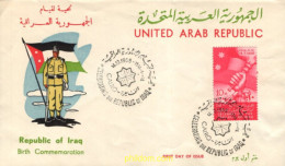 730657 MNH EGIPTO 1958 HOMENAJE A LA REPUBLICA DE IRAQ - Otros & Sin Clasificación