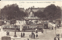 *CPA - 69 - LYON - 2ème - Cours Du Midi Et Place Carnot - Lyon 2